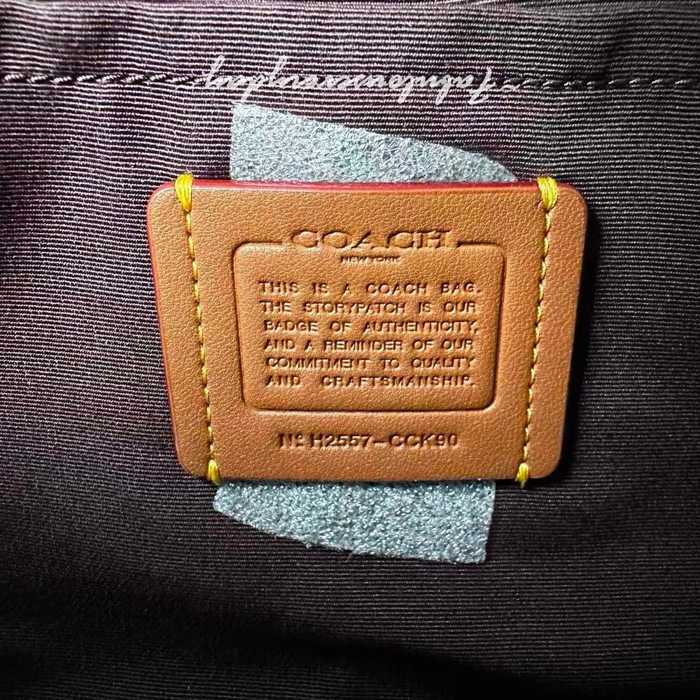 COACH Jamie Camera Bag Crossbody with Butterfly Print in Leather/Black CCK90 NWT